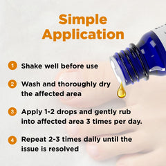 Forces of Nature Toenail Fungus Treatment application on fingernail demonstrates routine maintenance