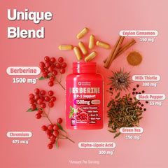 Forebear Berberine bottle on table ready for daily use and routine.