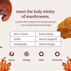 Forest Caps Mushroom Gummies texture closeup shows chewy vegan formula.