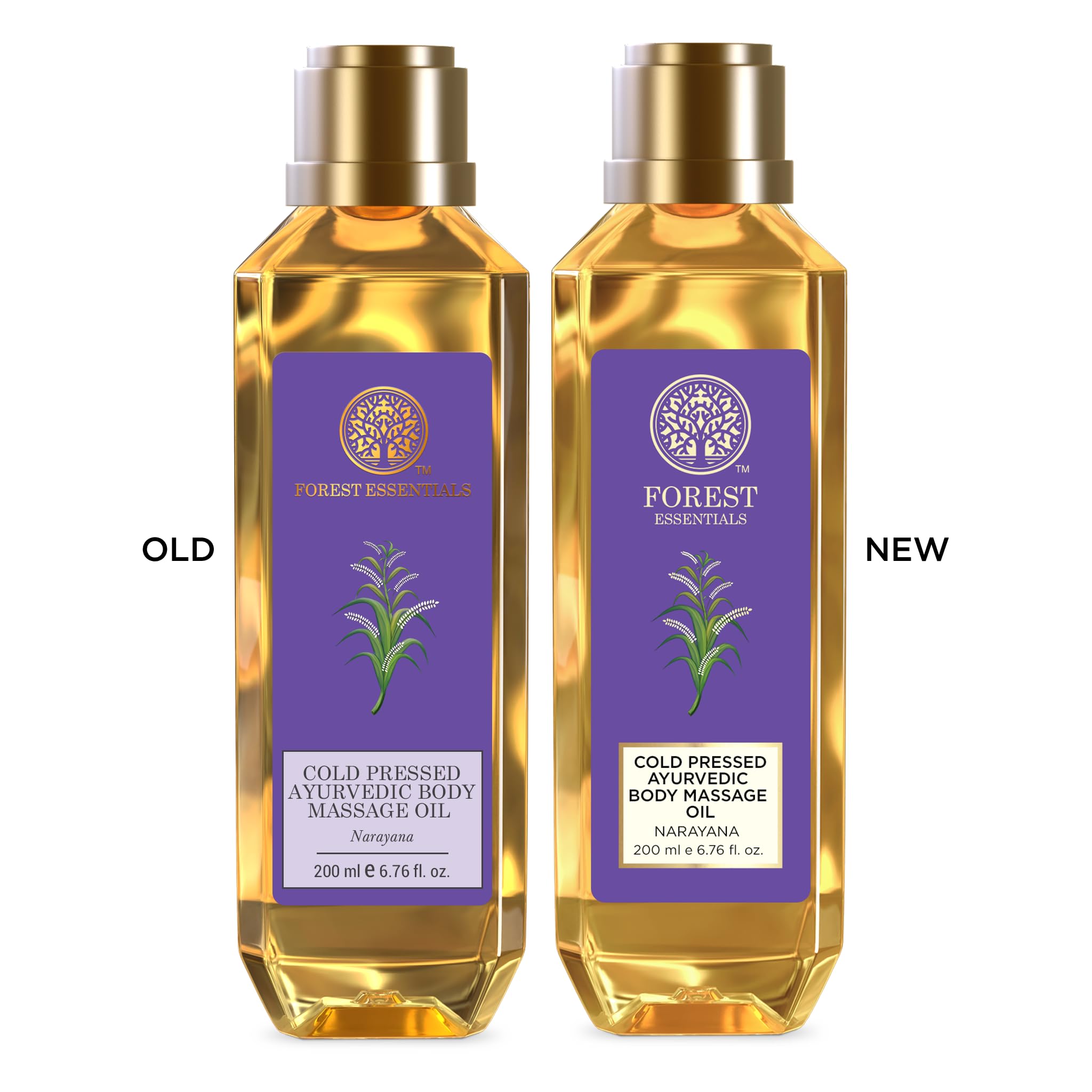 Forest Essentials Narayana massage routine application highlights smooth glide and calming fragrance