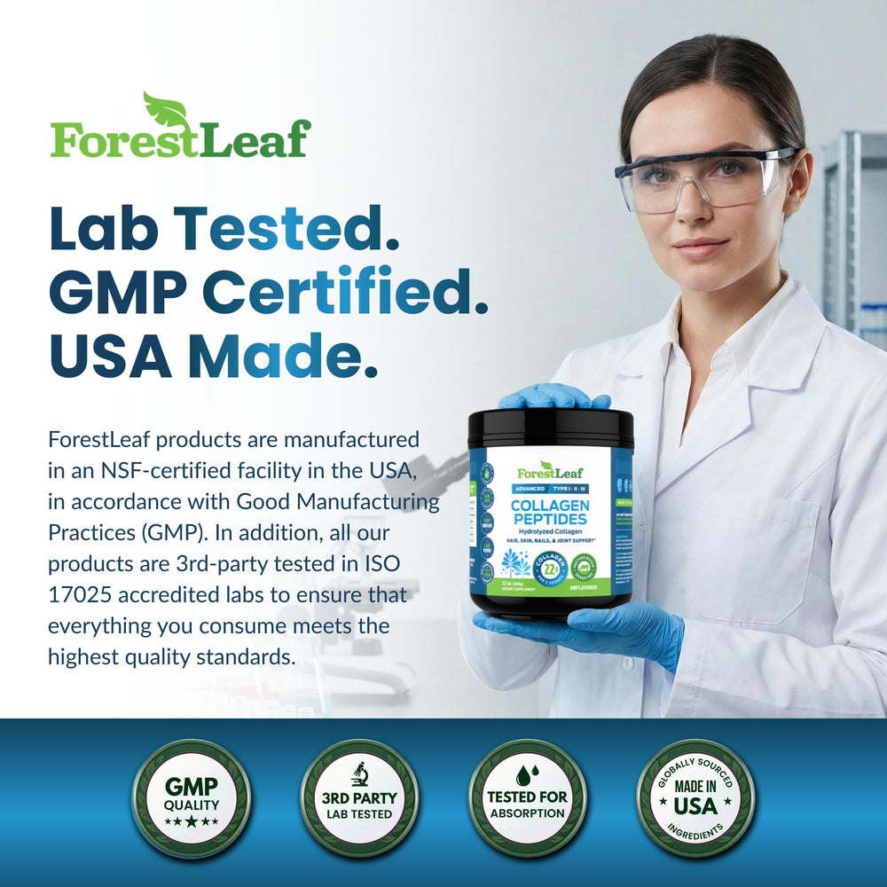 ForestLeaf keto-friendly collagen powder for low-carb routines.