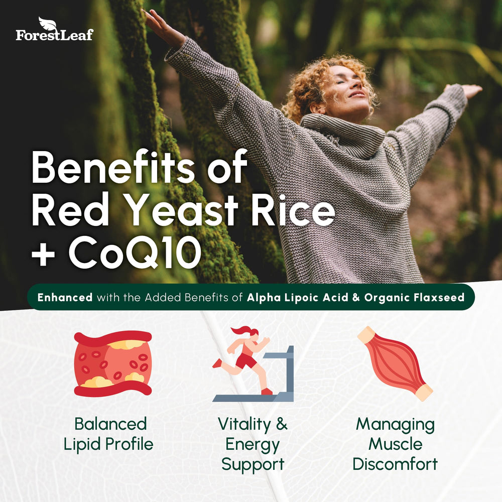 ForestLeaf organic flaxseed image emphasizing fiber and omega-3