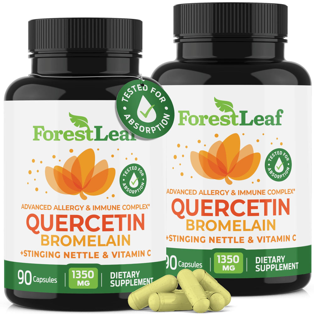 ForestLeaf Quercetin bottle front for everyday wellness support