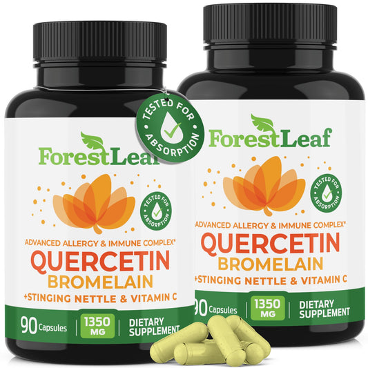 ForestLeaf Quercetin bottle front for everyday wellness support