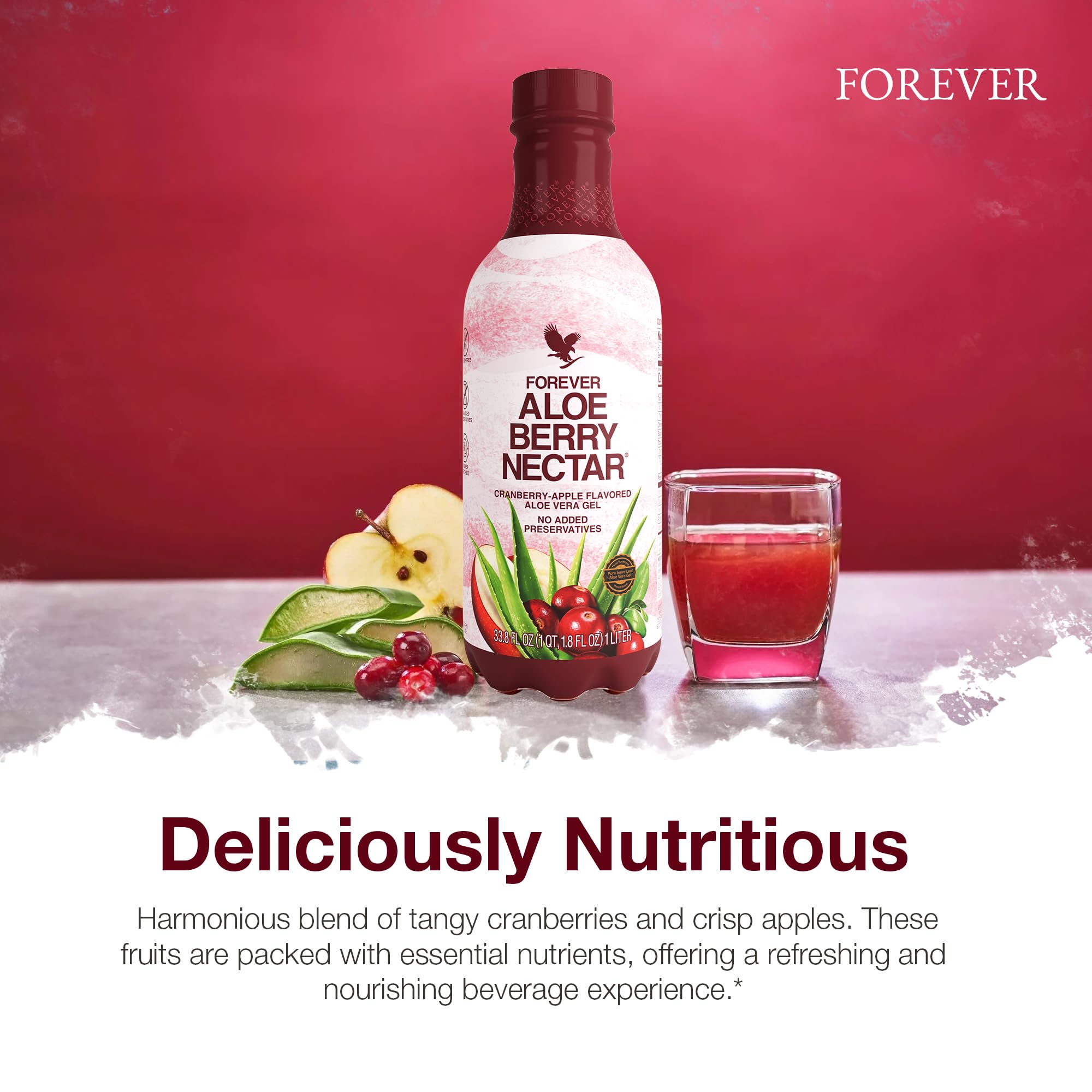 Label highlights 90.7% aloe content and preservative-free formula