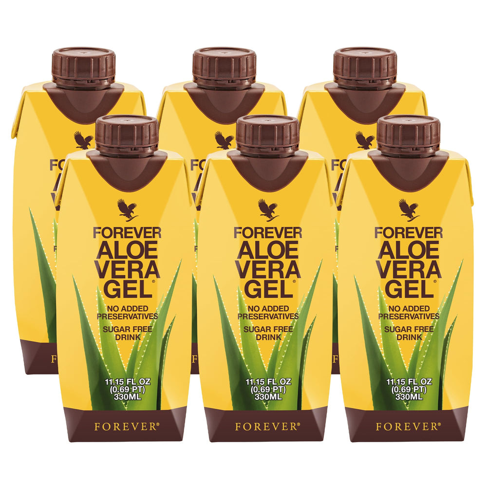 Forever Living Aloe Vera Gel inner leaf juice bottle for daily hydration and gentle digestion.