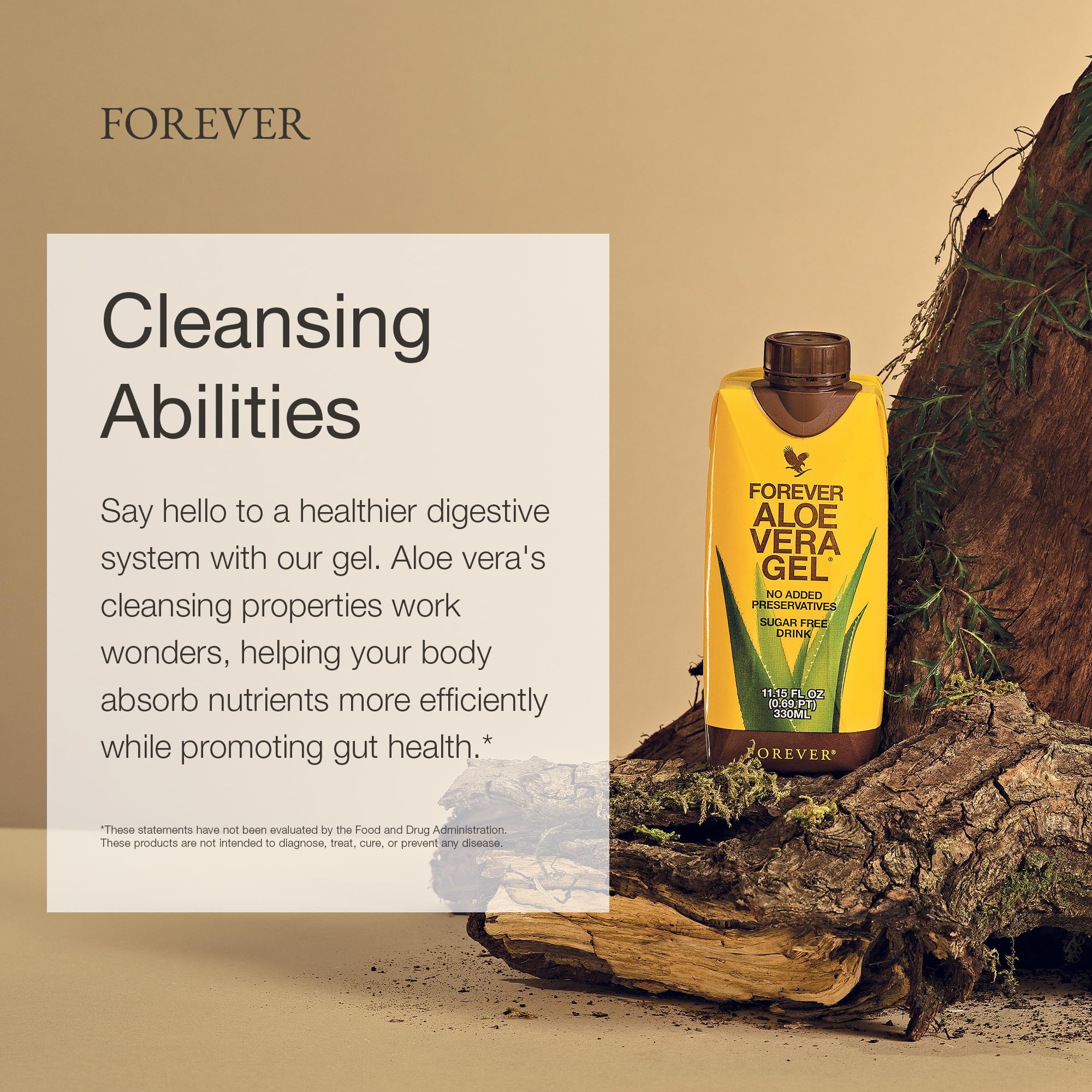 Forever Living Aloe Vera Gel shake and pour for convenient, anytime use.