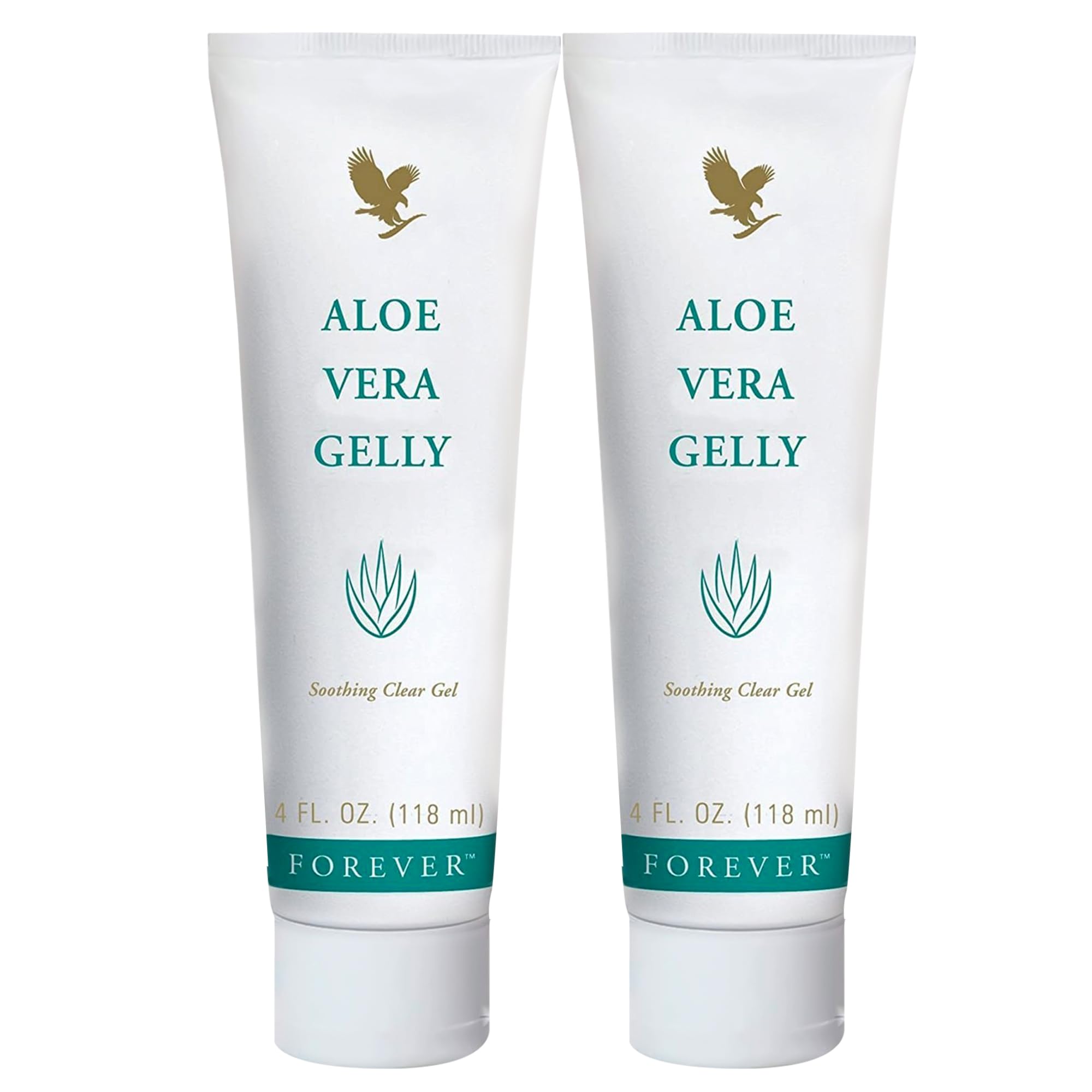 Forever Living Aloe Vera Gelly bottle front view for quick skin hydration