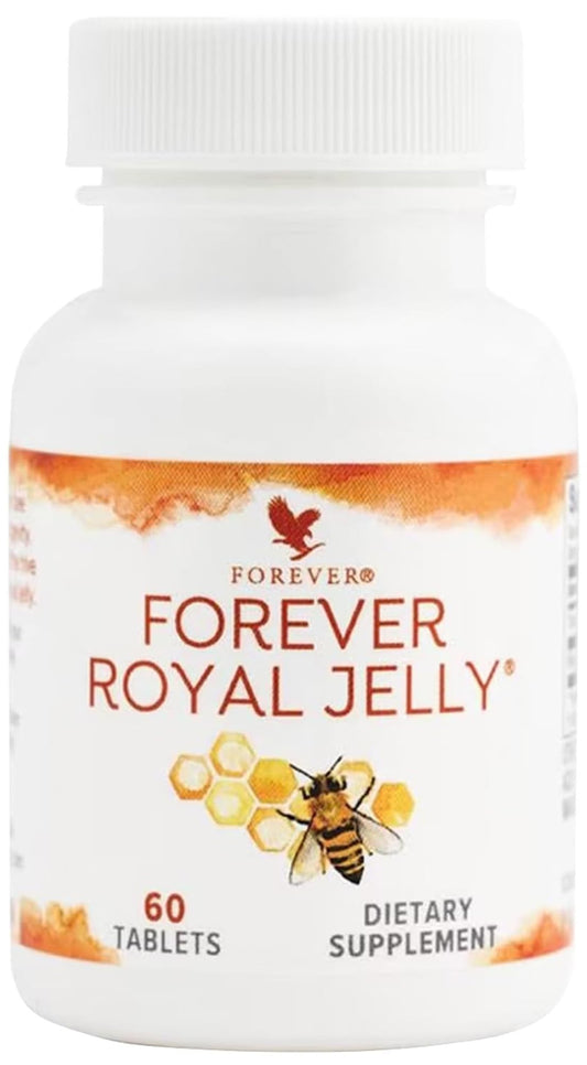 Forever Living Royal Jelly 60 tablets bottle for convenient daily supplementation.