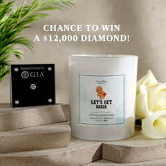 Gift-ready ForeverWick candle with festive gingerbread aroma for holidays.