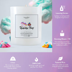 ForeverWick Organic Soy Wax Candle delivers clean burn and rich aroma.
