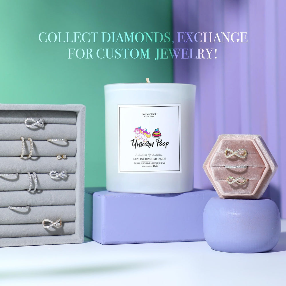 ForeverWick Unicorn party decor candle adds playful charm to celebrations.