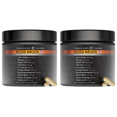 Formulation Factory BOSS Mode bottle-front view supporting easy daily focus