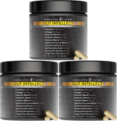 Formulation Factory Gut Intellect bottle front for daily gut support