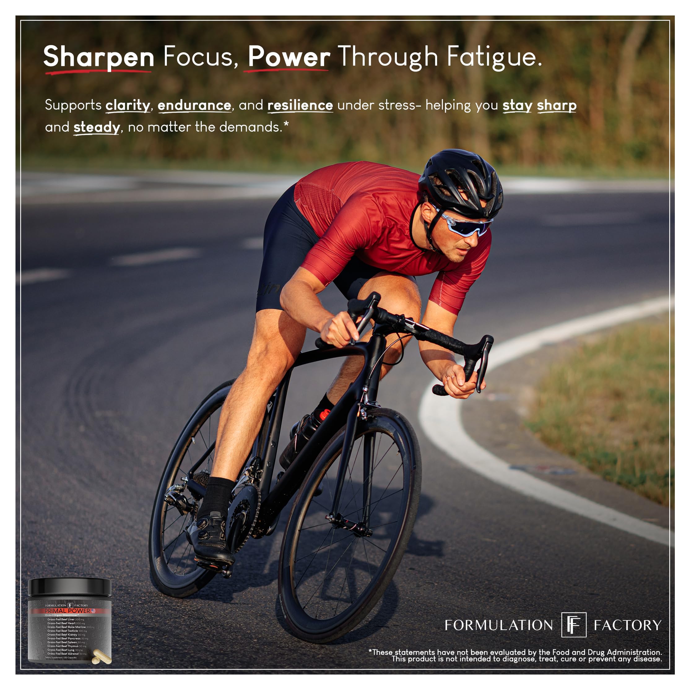 Formulation Factory Primal Power beef heart image emphasizes vitality support.