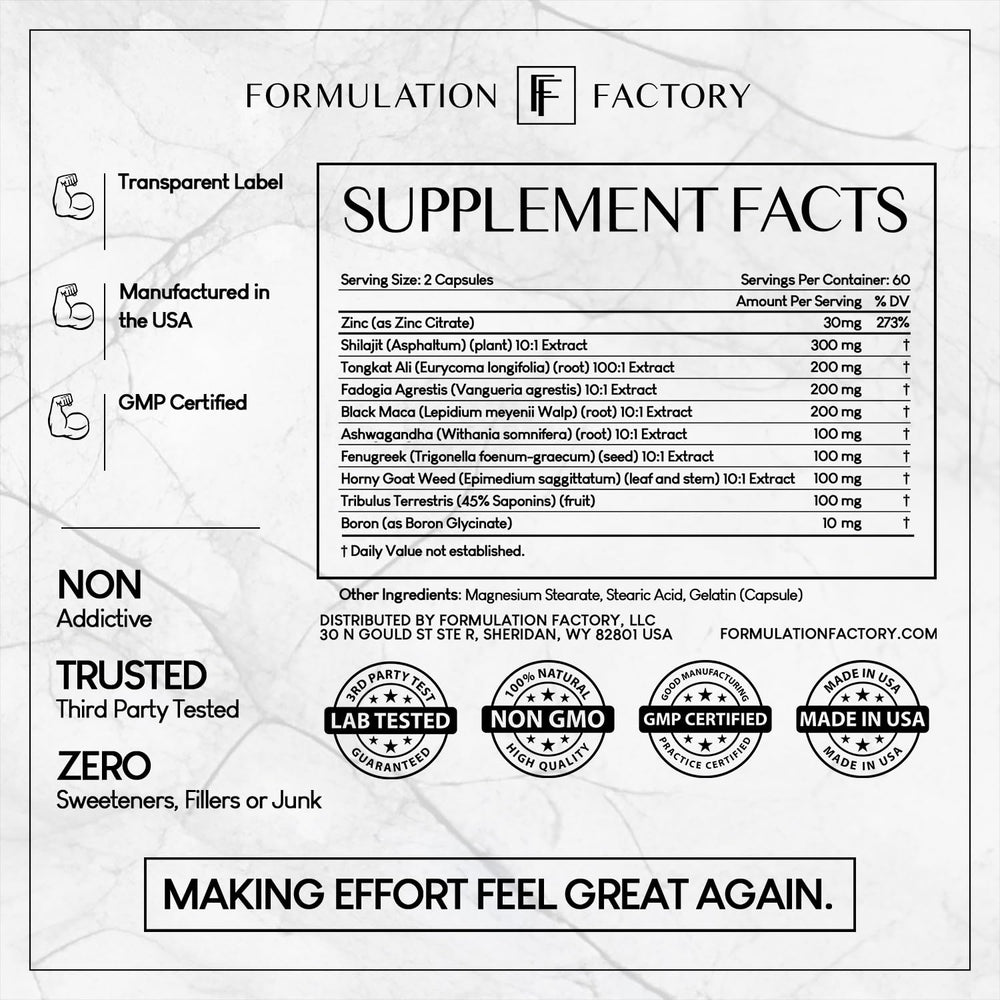 Formulation Factory Self Obsessed in hand during workout preparation.