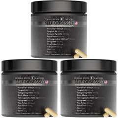 Formulation Factory Self Obsessed Maxxed bottle pour showing premium vitality support