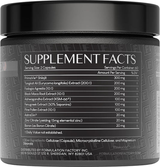 Formulation Factory Self Obsessed Maxxed capsules closeup highlighting concentrated formula