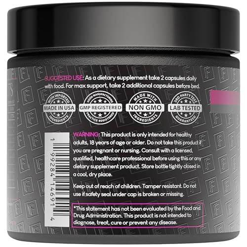 Formulation Factory She's Obsessed maca root capsules ready for natural stamina.
