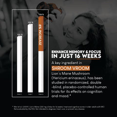 Formulation Factory Shroom Vroom Chaga capsules implying antioxidant-rich daily routine.