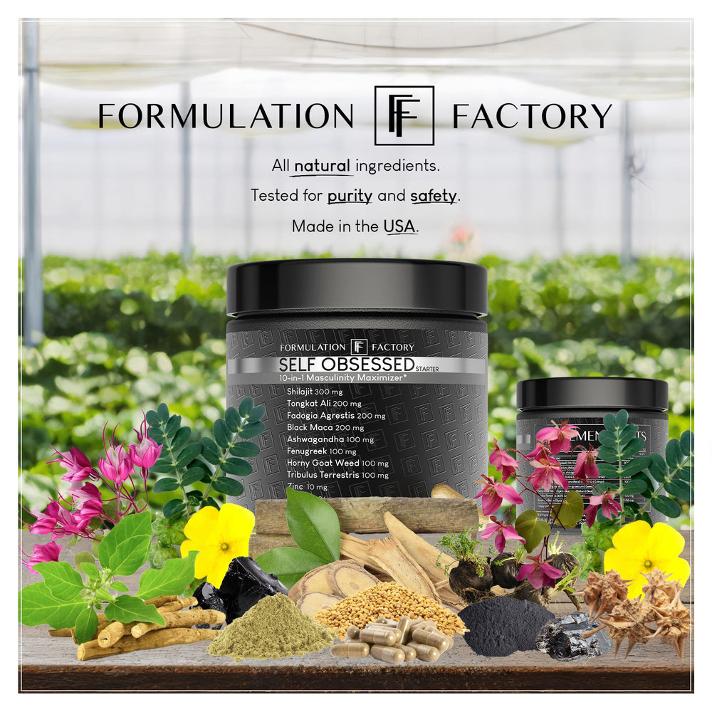 Formulation Factory supplement scene with bottle and capsules on desk