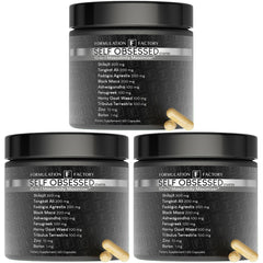 Formulation Factory Starter bottle front view promotes daily vitality.