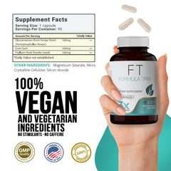 Formula Trim plant-based ingredients pack highlights natural components for gentle digestion.