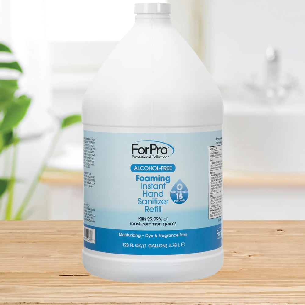 ForPro Professional pump dispensing action showing easy one-handed use.