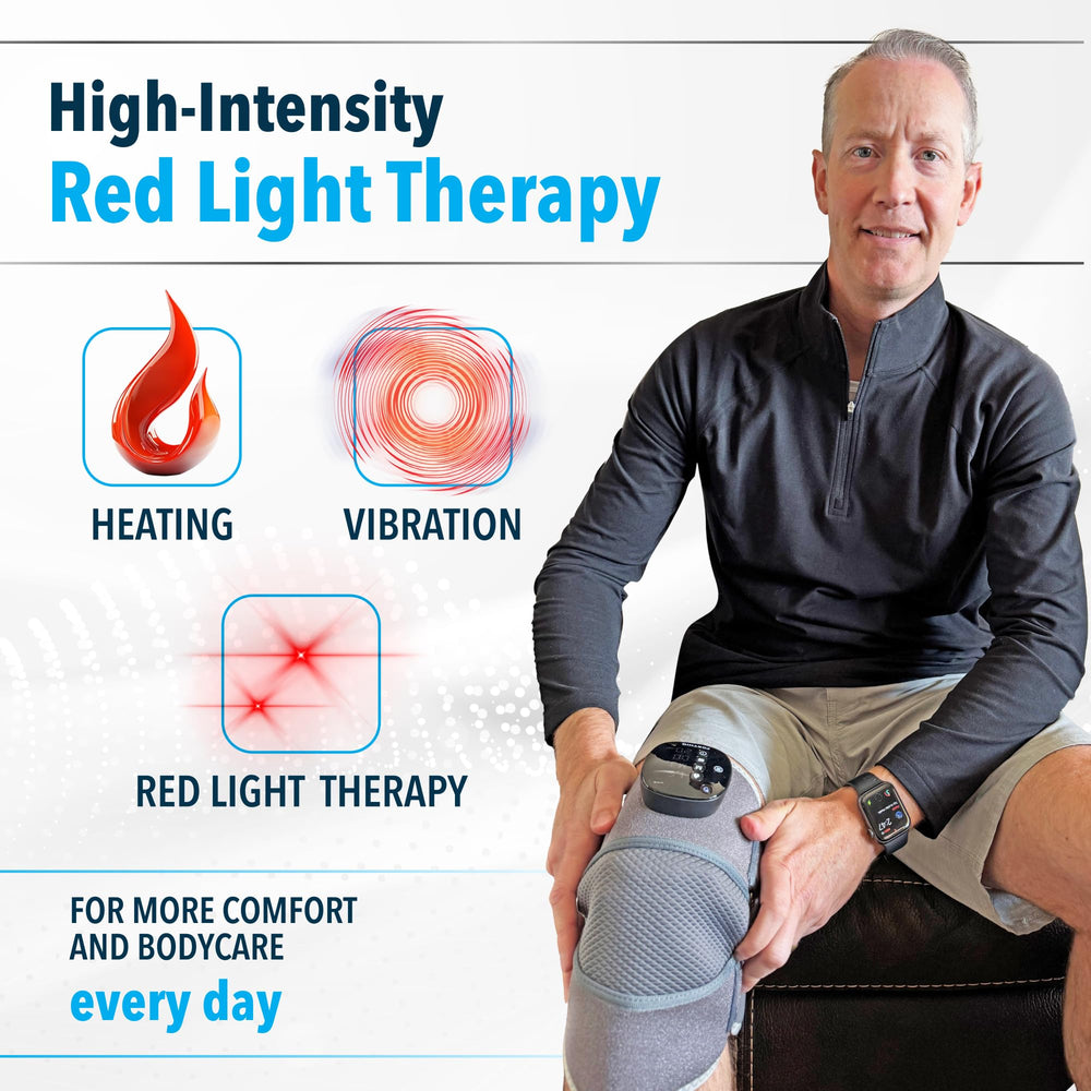 FORTHiQ RED+ device showing 52 LEDs for broad light coverage.