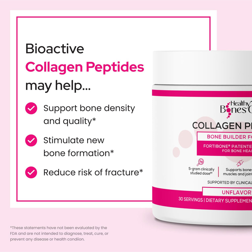 Fortibone collagen powder blends into coffee for daily use.