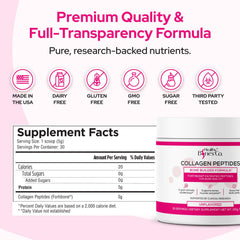 Fortibone collagen powder blends into smoothies for neutral flavor boost.