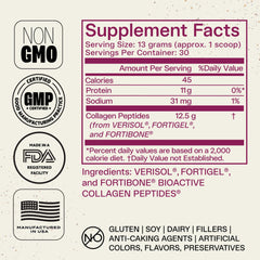 Fortibone ingredients are non-GMO and free of common allergens.