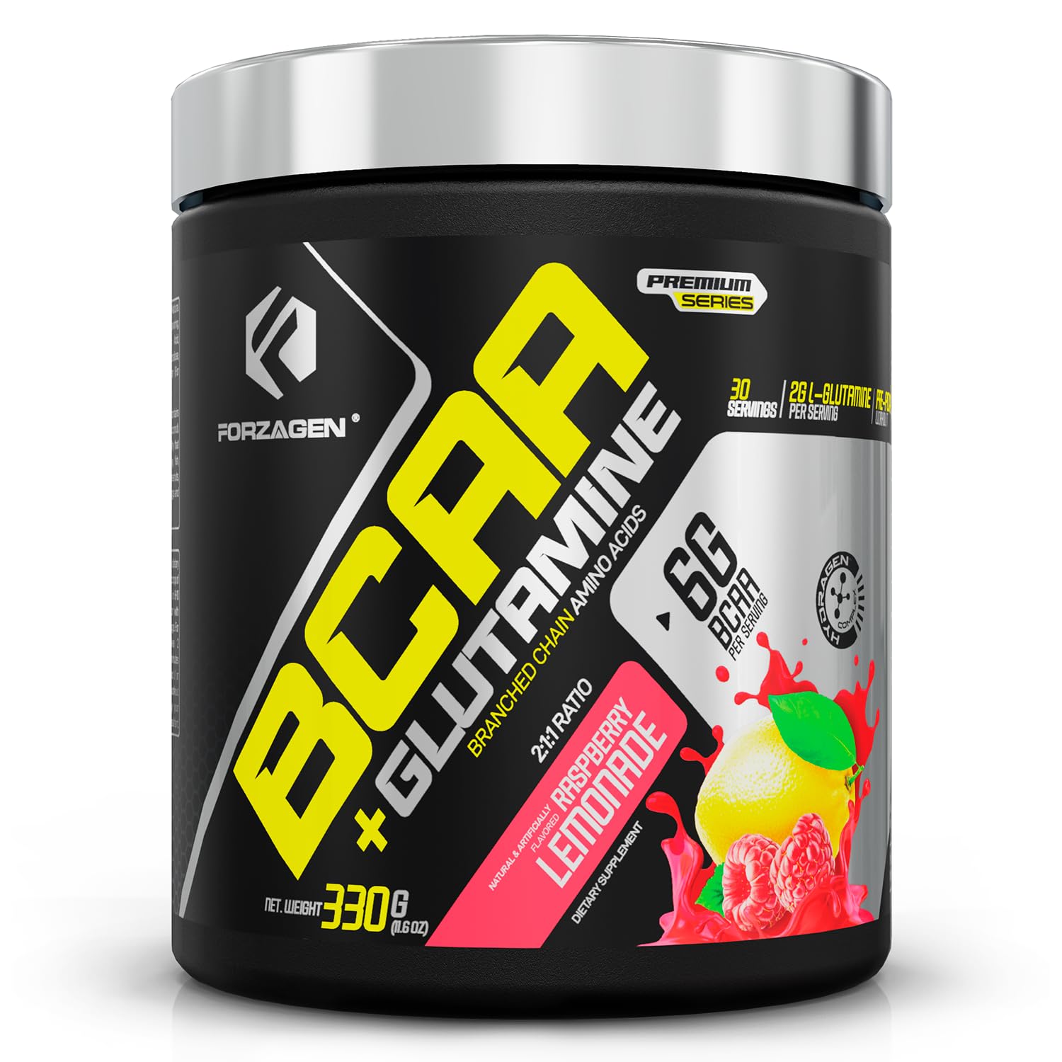 Forzagen BCAAs powder bottle ready for workouts and recovery