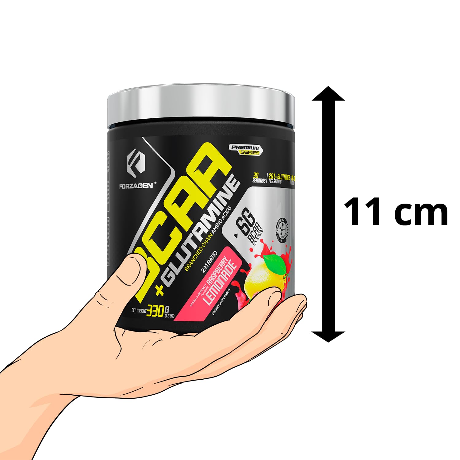 Forzagen BCAAs powder energy-boosting blend for training sessions