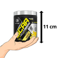 Forzagen BCAAs powder label nutrition info, clear ingredient transparency.