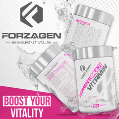 Forzagen Essentials ingredients include hydrolyzed collagen and hyaluronic acid.