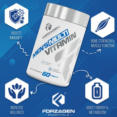Forzagen Essentials men's multivitamin daily routine — simple once-a-day habit for consistent nutrition.