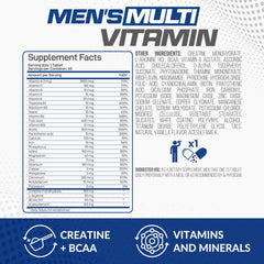 Forzagen Essentials men's multivitamin tablets — compact tablets supporting overall health with essential vitamins.