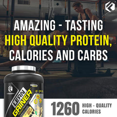Forzagen Lean Gainer protein blend close-up, premium ingredients for balanced nutrition