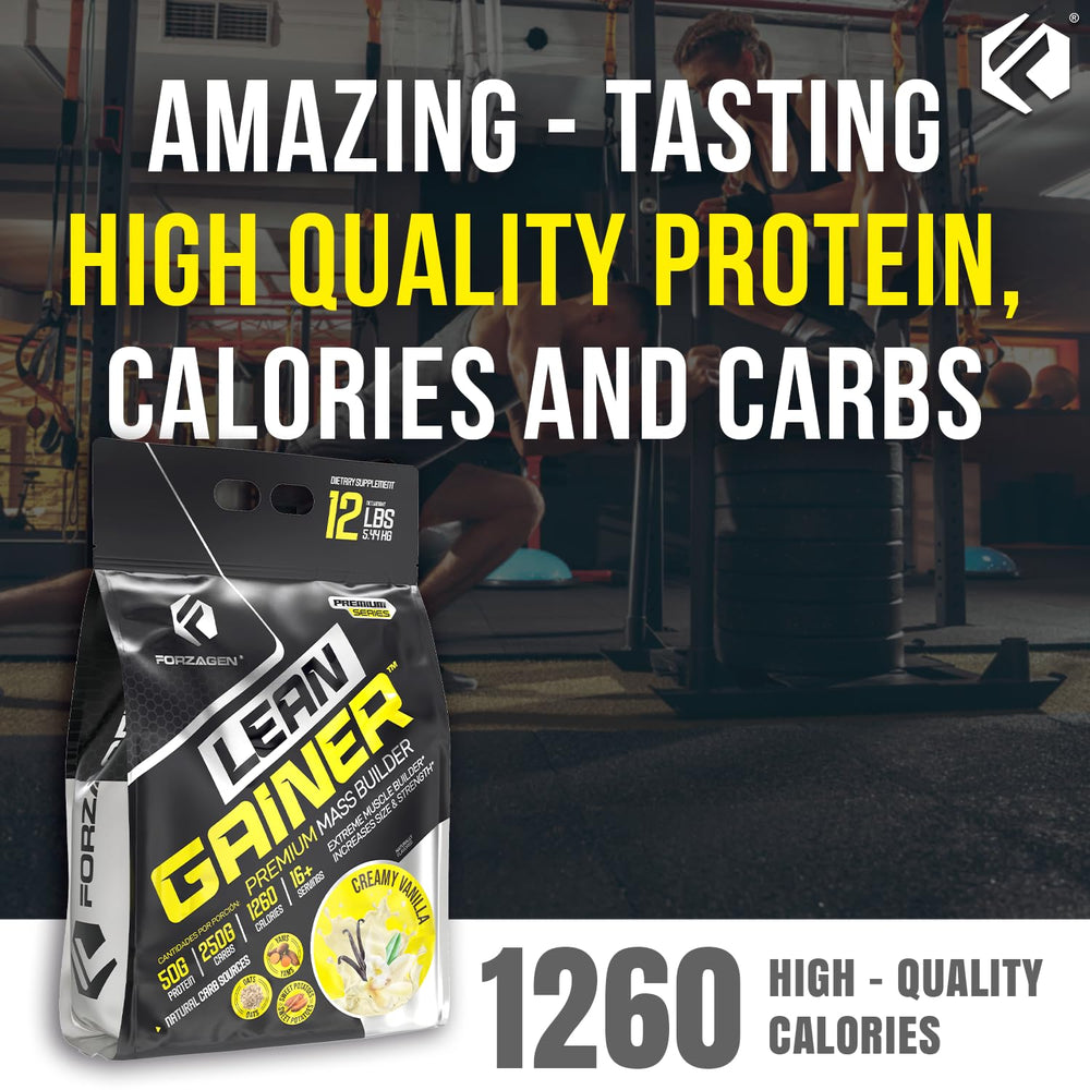 Forzagen Lean Gainer post‑workout shake as fast recovery fuel