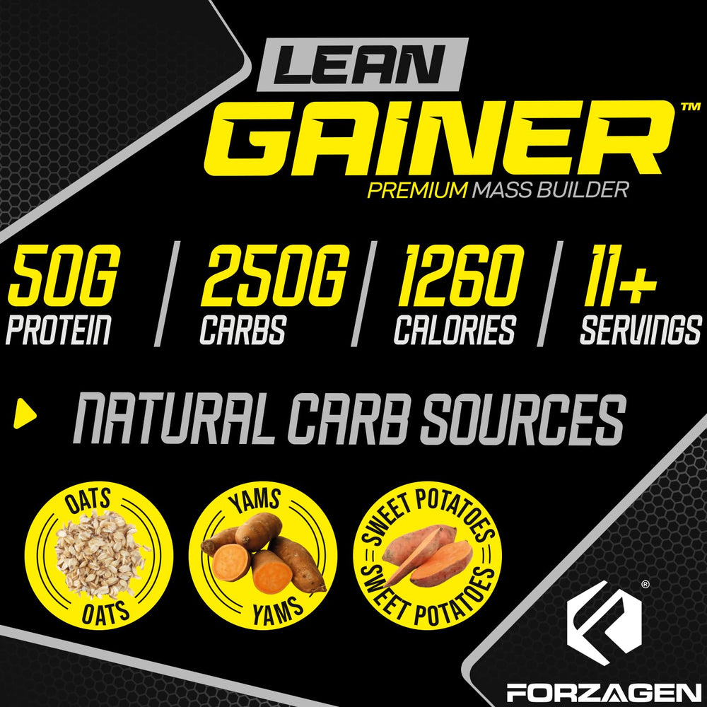 Forzagen Lean Gainer scoop demonstrates simple measurement for post-workout support