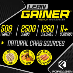 Forzagen Lean Gainer scoop demonstrates simple measurement for post-workout support