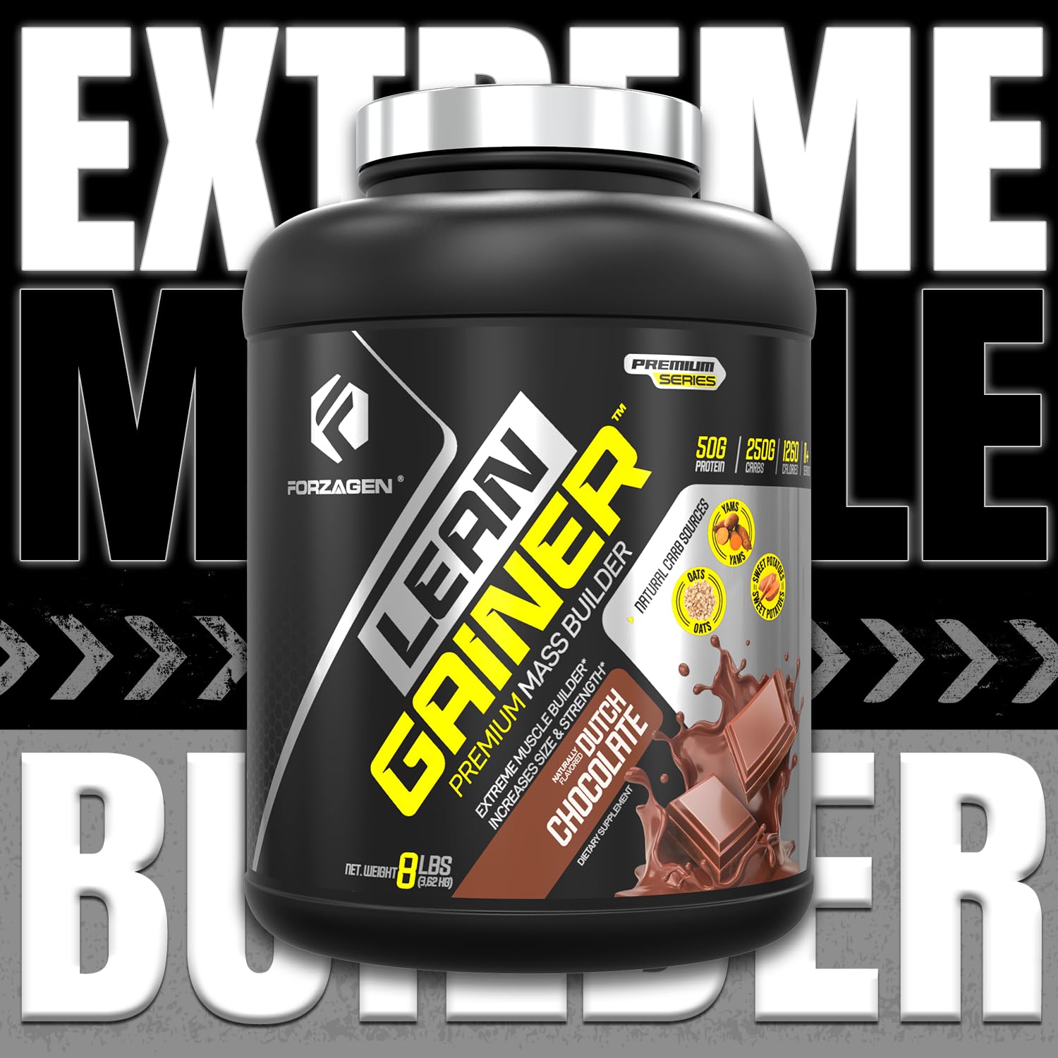 Forzagen Lean Gainer vanilla jar suggests versatile flavor option