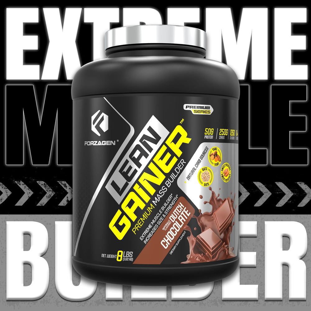 Forzagen Lean Gainer vanilla jar suggests versatile flavor option
