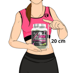 Forzagen vanilla or chocolate flavor shakes served with fruit and oats