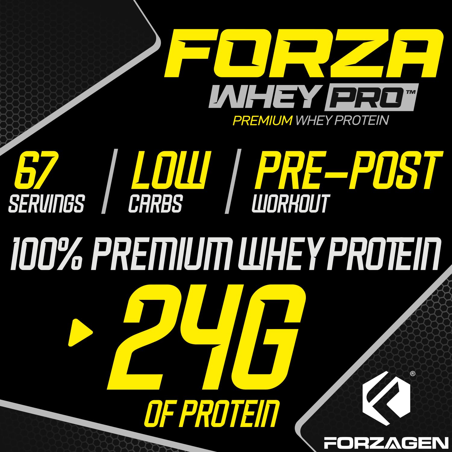 Forzagen Whey PRO Low Carb shaker on the go — convenient protein anywhere.