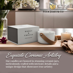 Four James & Co 38-hour fragrance fills rooms with inviting aroma.