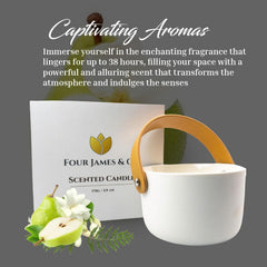 Four James & Co soy wax is eco-friendly and non-toxic for home use