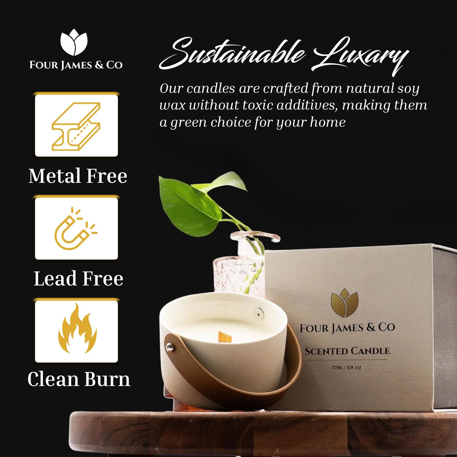Four James & Co gift-ready packaging makes gifting effortless.