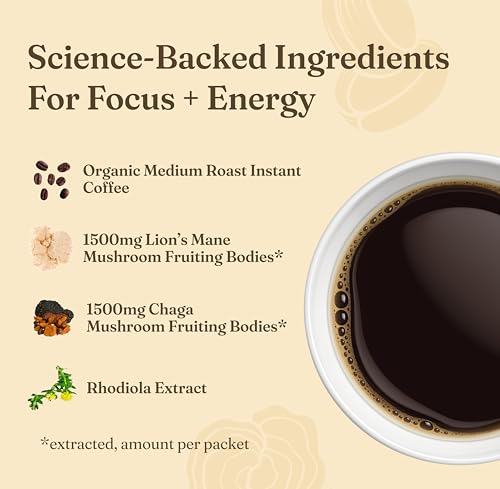 four sigmatic cordyceps chaga blend sachet supports sustained activity